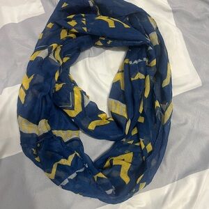 Wvu mountaineers Patterned infinity Scarf